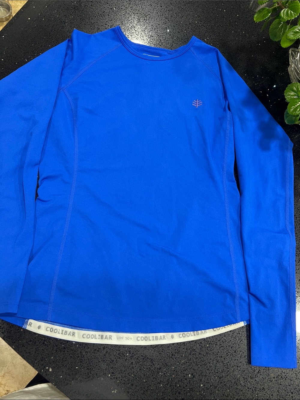Coolibar Women's Long Sleeve Sun Shirt in Bright Blue
